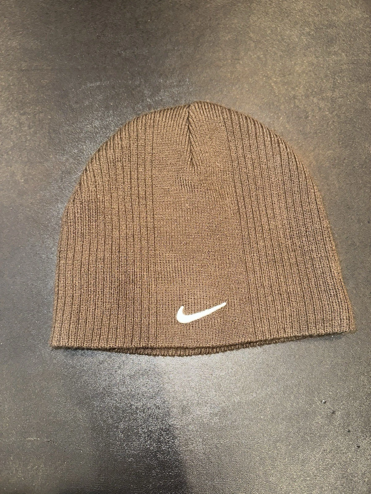 vintage nike brown beanie