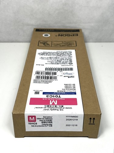 Epson T01C3 C13T01C300 Magenta Ink Cartridge For WF-C529R C579R C579Ra NEW - Afbeelding 4 van 5