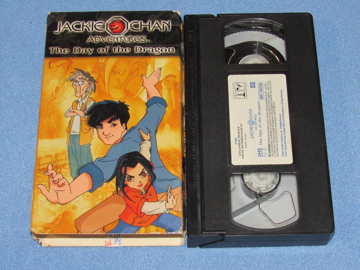 JACKIE CHAN ADVENTURES: THE DAY OF THE DRAGON (VHS, 2001