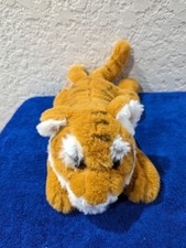 FAO Schwarz Laying Down Plush Tiger Super Soft 16" '2020 New Without Tags
