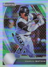 2021 Panini Prizm Draft Picks - Kahlil Watson #PDP16 Silver Prizm 