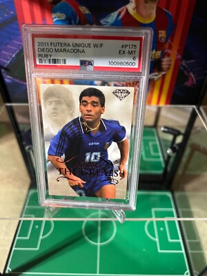 2011 Futera World Football Unique The Greats Red /450 Diego