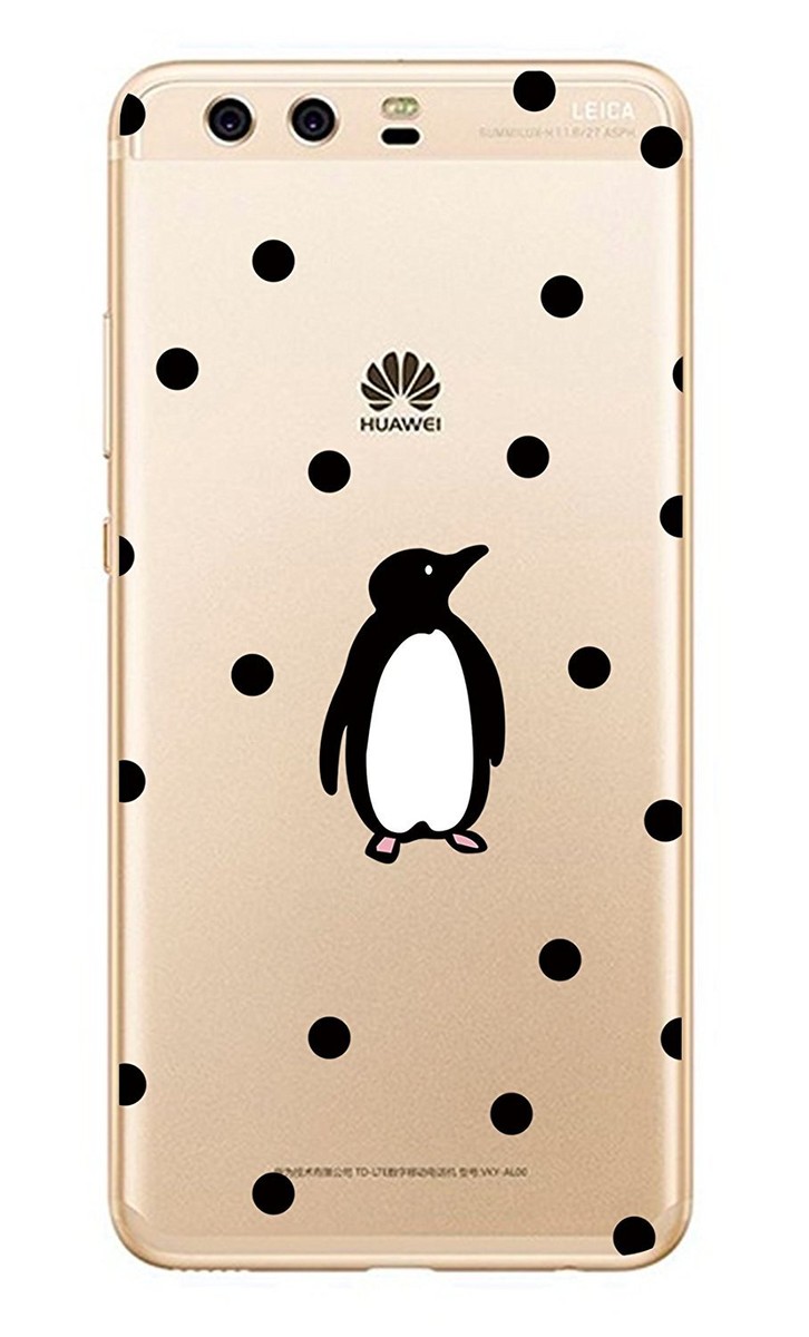 Coque Huawei P10 Souple Transparente - Impression Fleur Blanche - NEUVE