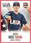 2014 Brice Turang Panini USA Baseball Rookie - Milwaukee Brewers
