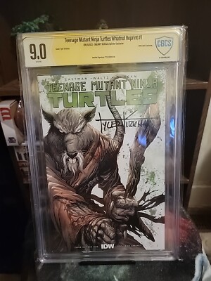 Teenage Mutant Ninja Turtles #1 | CBCS 9.0 Tyler Kirkham Signed | IDW 2023
