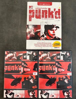 MTV Punk'd The Complete First Season 2 Disc DVD Set Ashton Kutcher