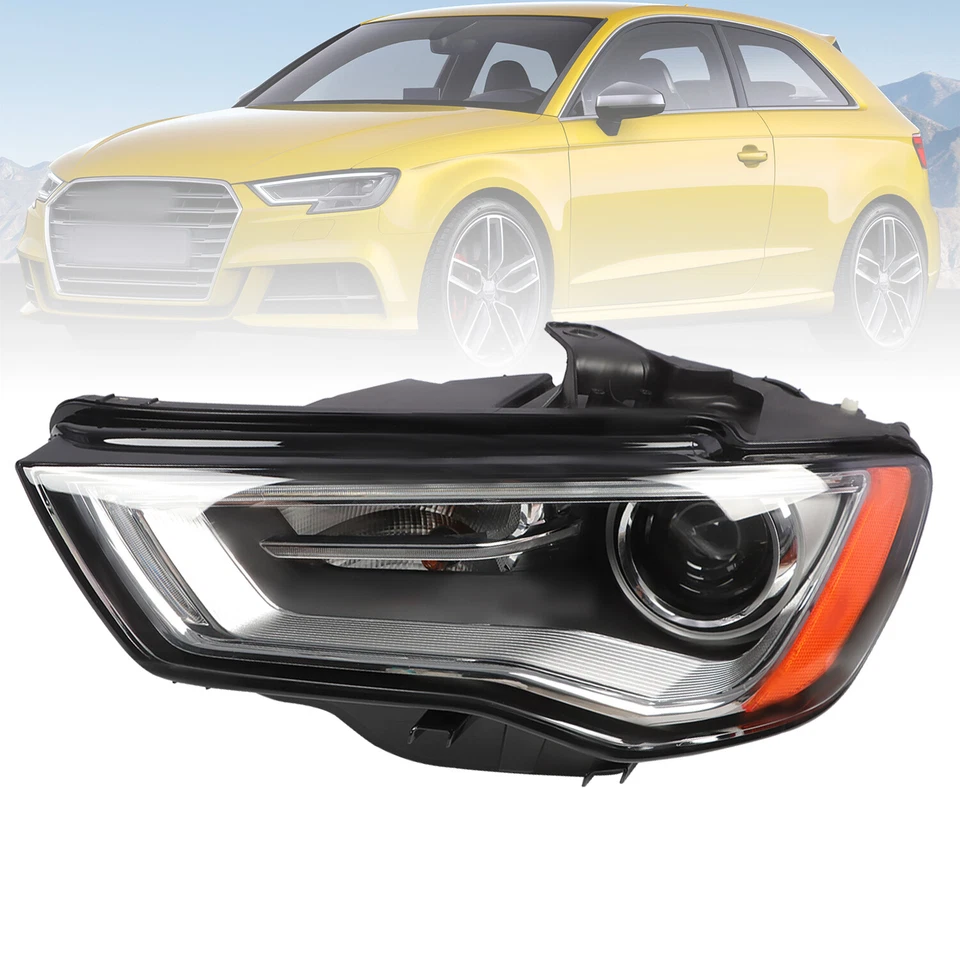 Faro proyector HID/Xenón conjunto conductor reemplazo izquierdo para Audi A3 S3 2015-2016 Foto 3 de 4