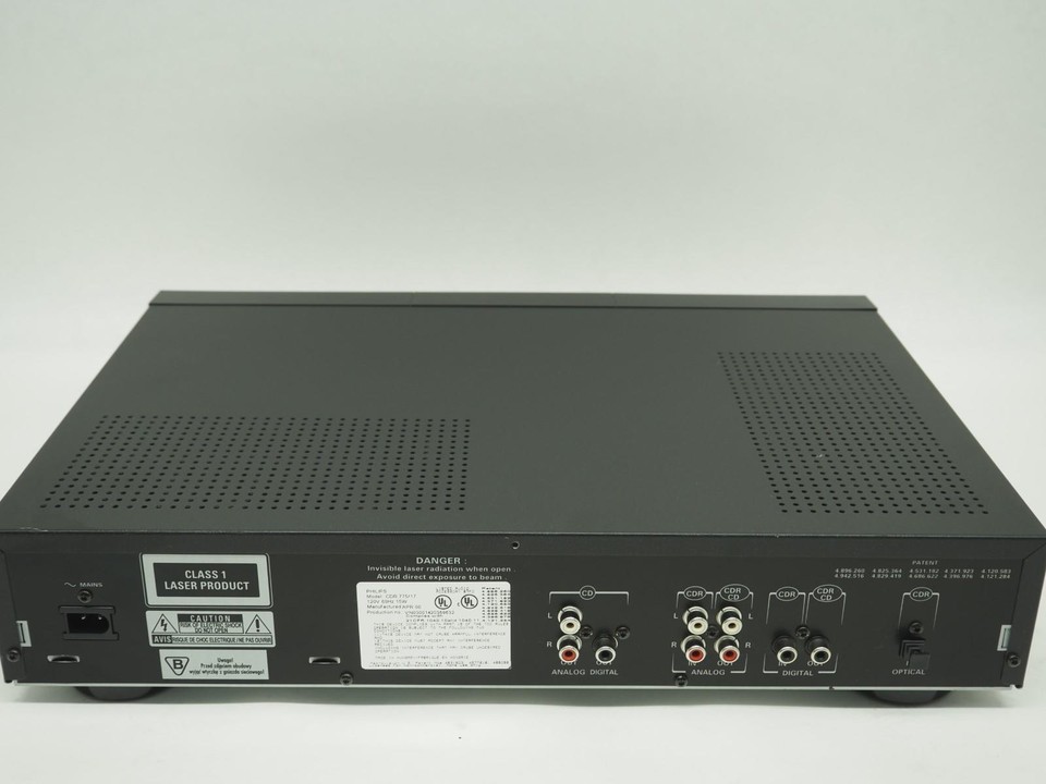 PHILIPS CDR775 DualDeck CD Recorder/Player *No Remote* Works Great