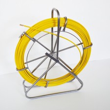 8mm*328ft Fish Tape Fiberglass Wire Cable Running Rod Duct Rodder Fishtape Pulle