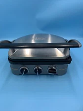 Cuisinart Griddler Panini Sandwich Press Model GR-4 With 2 Sets of Plates