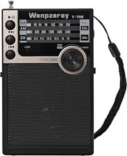 Y-706 Portable Pocket Radio AM FM SW Band Receiver Battery Operated Transistor