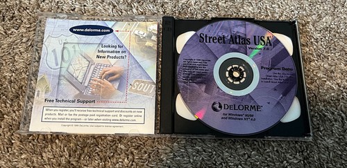 DELORME Street Atlas USA PC 1999, Version 7.0 Used CD Windows Vintage - Picture 3 of 3