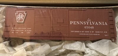Accurail 3604 HO Scale 40  Steel Double Door Box Car ~ Pennsylvania (PRR) 65048