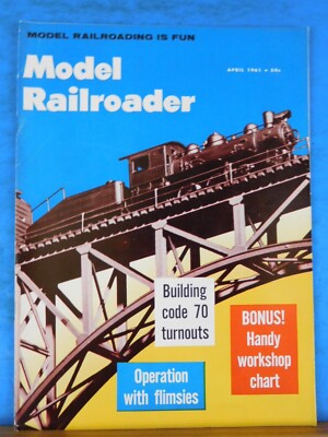 Modelleisenbahn Magazin 1961 April Bauordnung 70 Weichenbetrieb mit fl