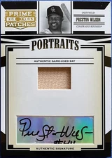 /150 PRESTON WILSON Auto, Bat 2005 Donruss Prime Patches Portraits /150 #P-2