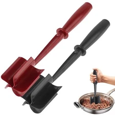 2Pcs Meat Chopper and Masher Meat Dicer Plastic Home Kitchen Separator Tool