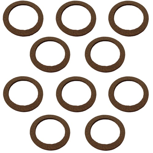 10 Gas Fuel Sediment Bowl Gaskets NAA9160A Cork Material Fits Ford 2N