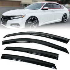 For 2018-2022 Honda Accord JDM Mugen Style Window Visors Rain Guards Deflector