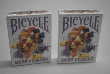 2 Decks Riffle Shuffle Deep Forest V1 First Edition Playing Card Decks /2500