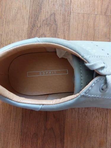 Esprit leichter Sneaker Damen Schuhe 38 taupe beige braun Freizeitschuh flach - Bild 4 von 4