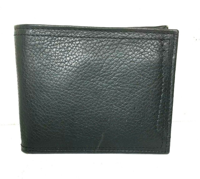 Rolfs Men’s Leather Black Bifold Wallet eBay
