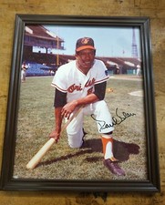 Paul Blair Autographed signed framed picture ORIOLES. BEST OFFER. FREE SHIPPING