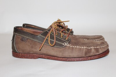 Polo Ralph Lauren Blackley 4-Eye Brown Leather Loafers Boat  display picture 2