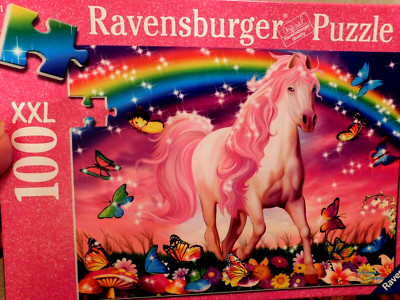 Ravenburger~''Mit Glitzer'' Spieleverlag 100 Pc. Jigsaw Puzzle