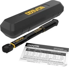 LEXIVON Inch Pound Torque Wrench 1/4-Inch Drive, 20~200 in-lb/2.26~22.6Nm LX-181