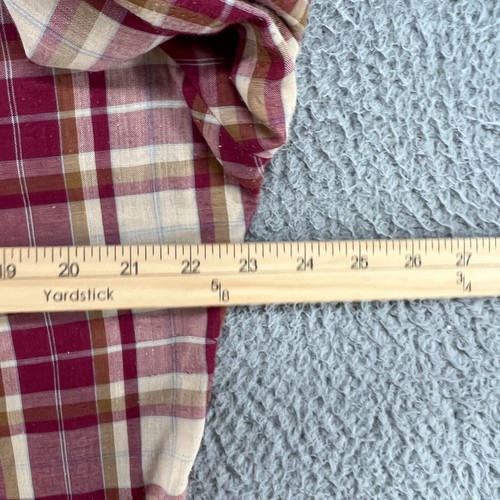 Vintage Levis Shirt Mens Extra Large Plaid 70s Western Cowboy Long Sleeve * - Picture 3 of 10