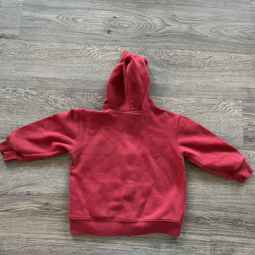 Vintage Disney Store Winnie the POOH Zip Up Red Hoodie Kids Youth XS - Picture 7 of 7