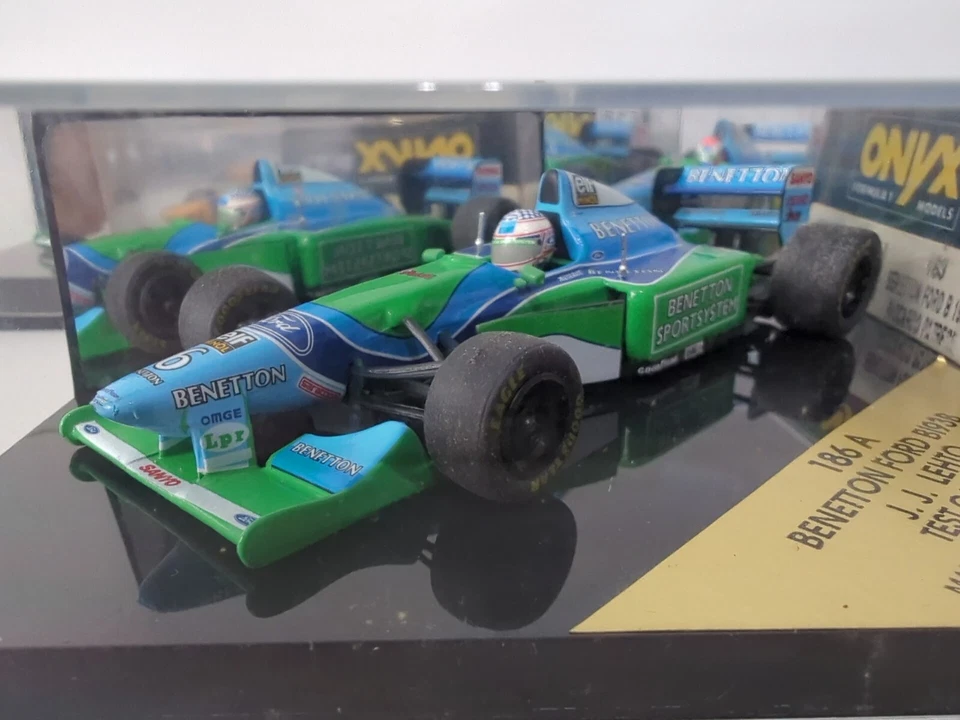 Литая модель гоночных автомобилей F1 5x Onyx 1:43 Benetton Ford 163 185A 186A 186B 209 - Изображение 3 из 4
