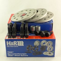 H&R Spurverbreiterung 16/20Mm Silber FüR A3 TT Ibiza Leon Skoda Golf Passat Polo