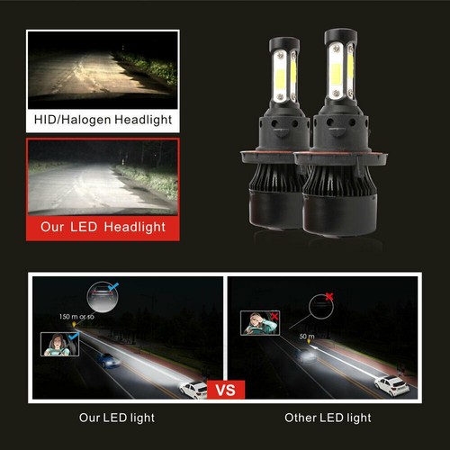 For 2005-2019 Ford F250 F350 F450 Super Duty - 6x LED Headlights Fog Light Bulbs - Picture 5 of 19