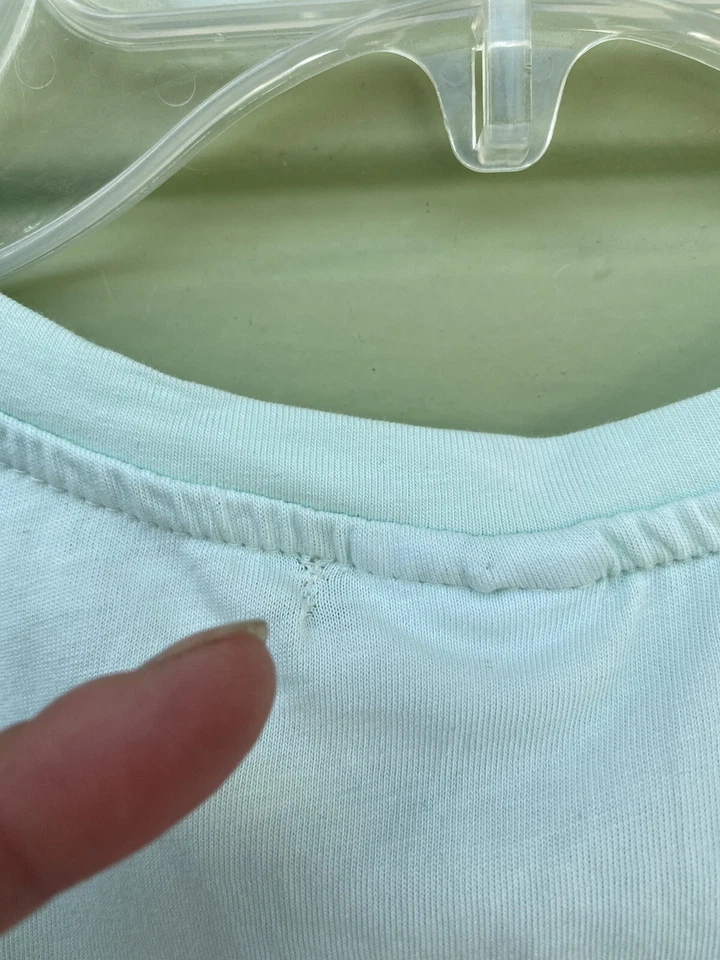 ZARA KIDS GIRL Green Printed Floral T-SHIRT ShortSleeve Size 13-14Y 4321a READ - Image 2 of 4