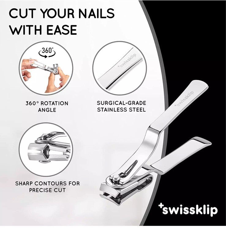 Swissklip 360 Fingernail & Toenail Clipper 2.5mm Thickness Germany NEW & SEALED eBay