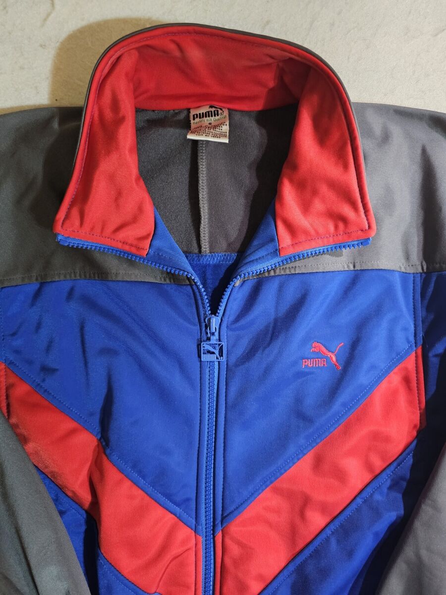 Vintage 90's PUMA Sports Track Style Full Zip Jacket Mens Sz Vintage 90's PUMA Sports Track Style Full Zip Jacket Mens Sz
