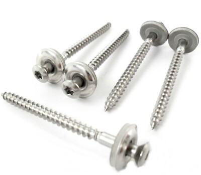 200 Stck Spenglerschrauben Edelstahl A2 Scheibe 15mm Torx 4 5x25 