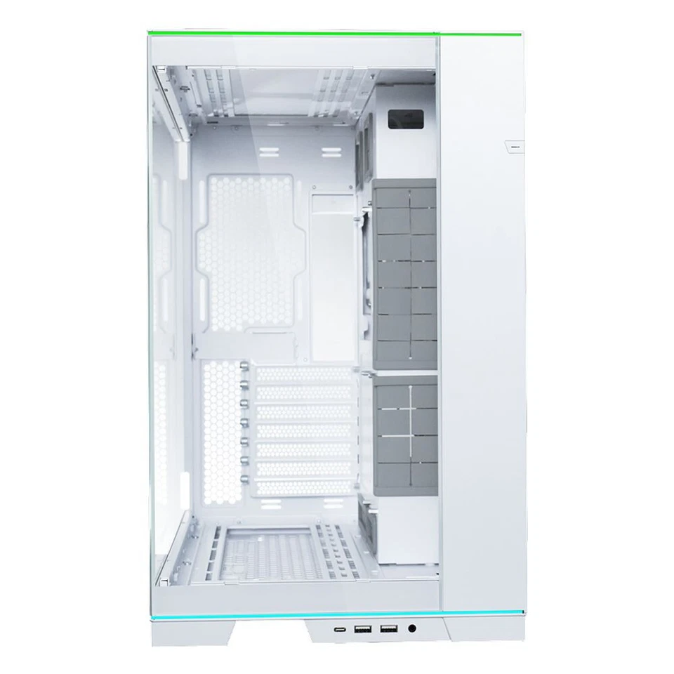 Lian Li O11D EVO RGB Tempered Glass ATX Mid-Tower Computer Case - White - Image 2 of 4