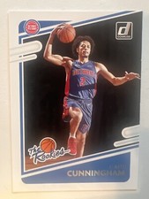 Cade Cunningham 2021-22 Donruss #1 The Rookies Detroit Pistons Basketball Card
