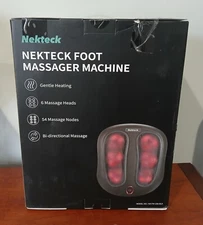 Nekteck Foot Massager Machine.  6 Massage Heads. 54 Massage Nodes. Heats Up.
