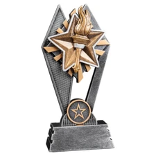 7" Torch of Victory Sun Ray Series Trophy Personalized Free