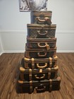 Louis Vuitton Stratos Trunk Set 7 Monogram Vintage Suitcases Trunk Pyramid — photo 2