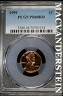 1959 Lincoln Wheat Cent — photo from another recent sale