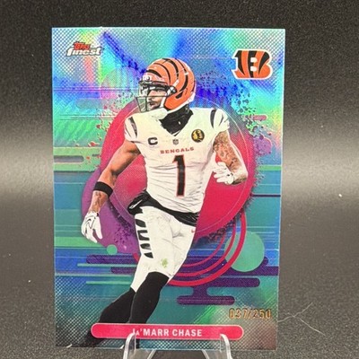 Topps 2025 Topps Finest Ja'Marr Chase Bengals Finest Performance /250 uncommon