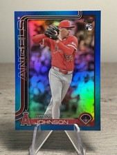 2025 Topps Update Series - Ryan Johnson #US121 Blue Rainbow Foil /150 (RC)