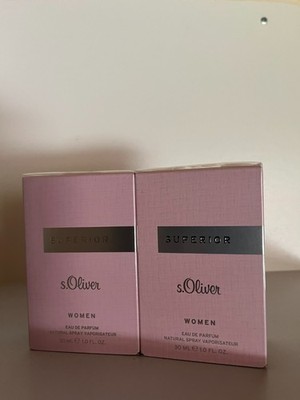 S.Oliver Superior Women Eau de Parfum  2 x 30 ml EdP Spray Neu