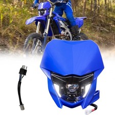 Faro LED DRL para Yamaha WR250F WR450F 2002-2022 2023 2024 con cubierta de máscara azul