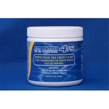 EZ Products EZP-141 1 No. WHITE POOL TILE GROUT & SET - FAST SET EACH