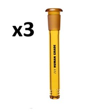 3x Premium 4.5" Vidrio Downstem 14mm Cachimba Bong Burbujeador Tubo de Agua Tazón Slide Am